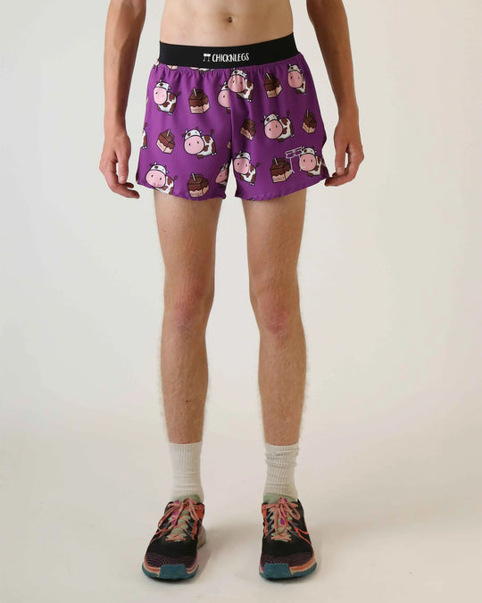 Chicknlegs Chicknlegs 4" Half Split Shorts – Men&