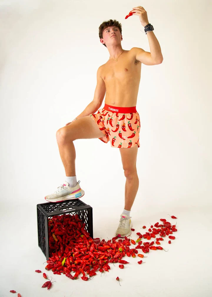 Chicknlegs Chicknlegs 4" Half Split Shorts – Men&