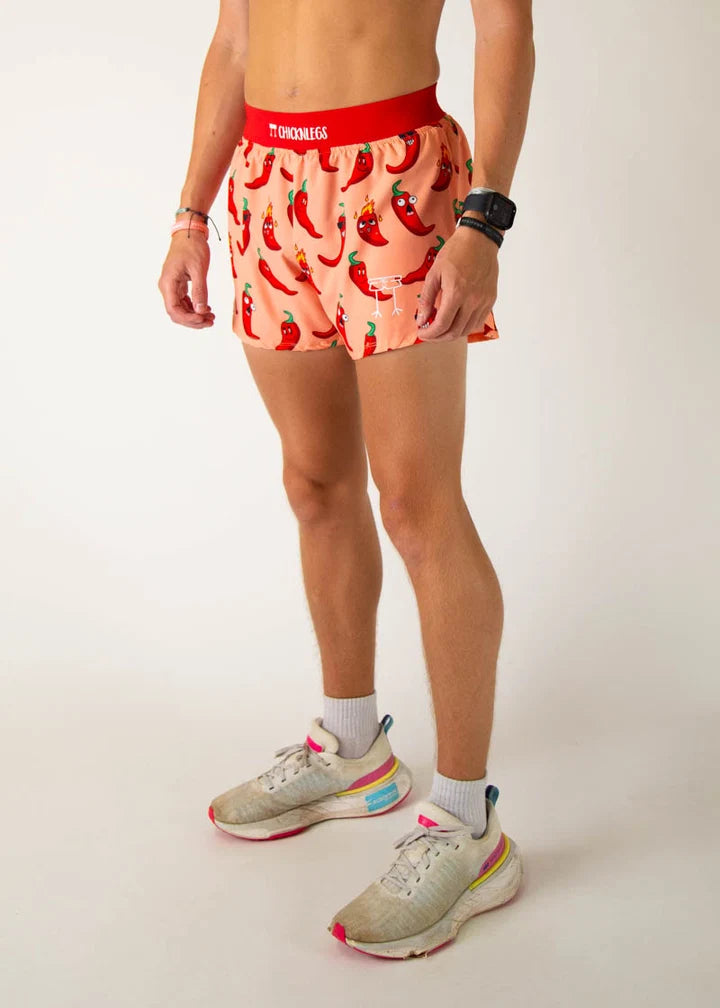 Chicknlegs Chicknlegs 4" Half Split Shorts – Men&