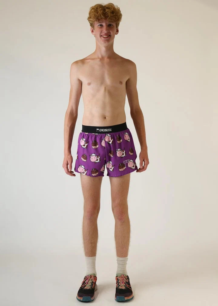Chicknlegs Chicknlegs 4" Half Split Shorts – Men&