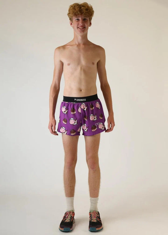Chicknlegs Chicknlegs 4" Half Split Shorts – Men&
