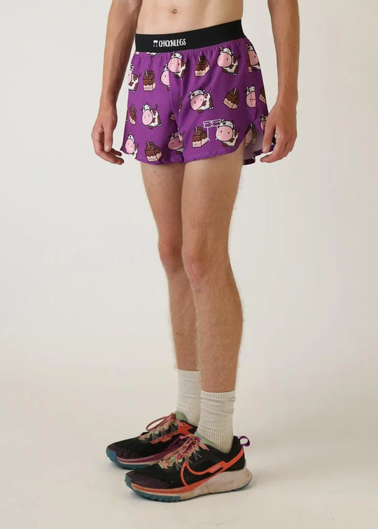 Chicknlegs Chicknlegs 4" Half Split Shorts – Men&