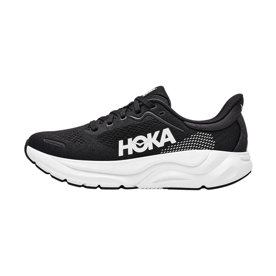 A black Hoka Arahi 9 -- Women&
