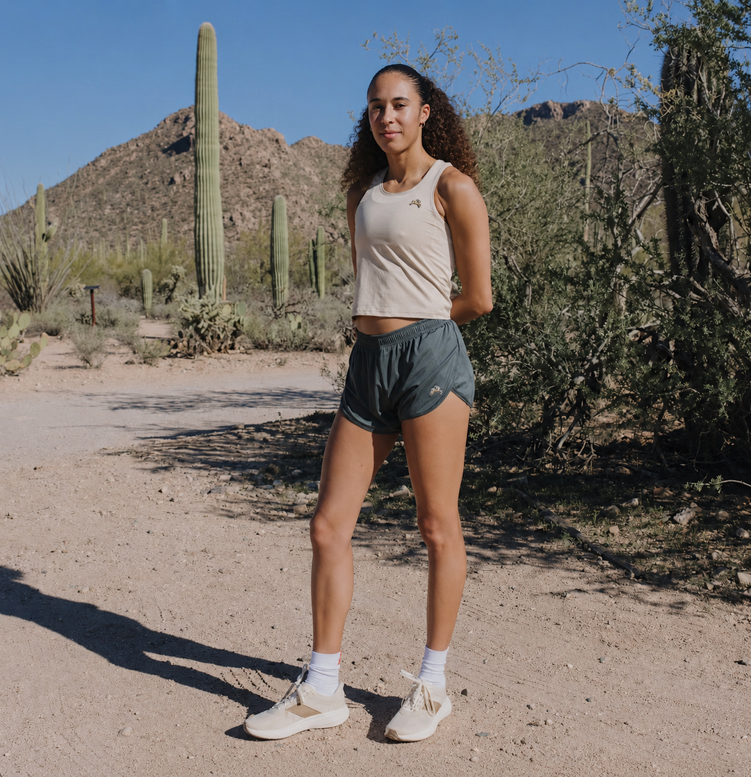 Tracksmith Twilight Crop Tank – Women&