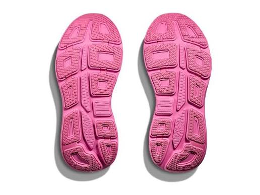 A pair of pink Hoka Bondi 9 – Women&