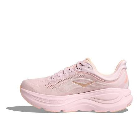 A light pink Hoka Bondi 9 – Women&