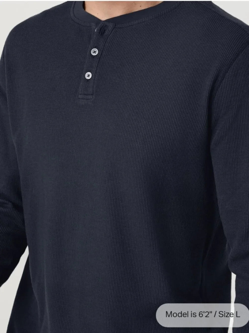 Vuori Waffle Henley – Men&