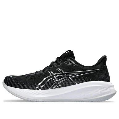 Black Gel Cumulus 27 running shoe on a white background