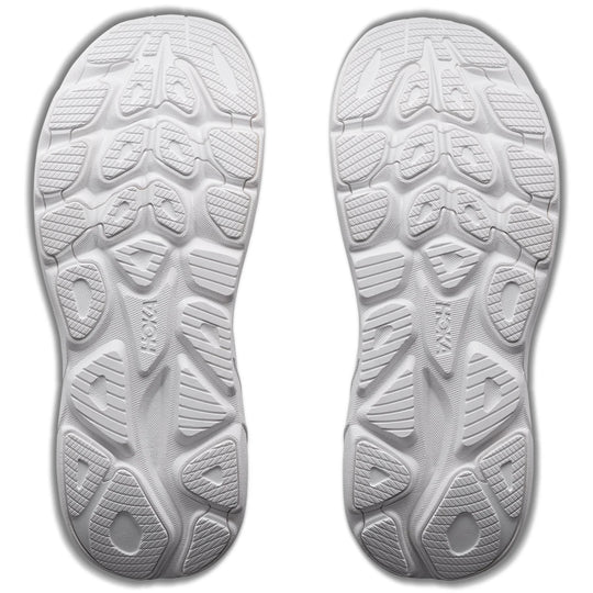 A pair of white Hoka Clifton 11 – Women&