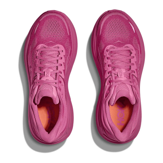 A pair of pink Hoka Bondi 9 – Women&