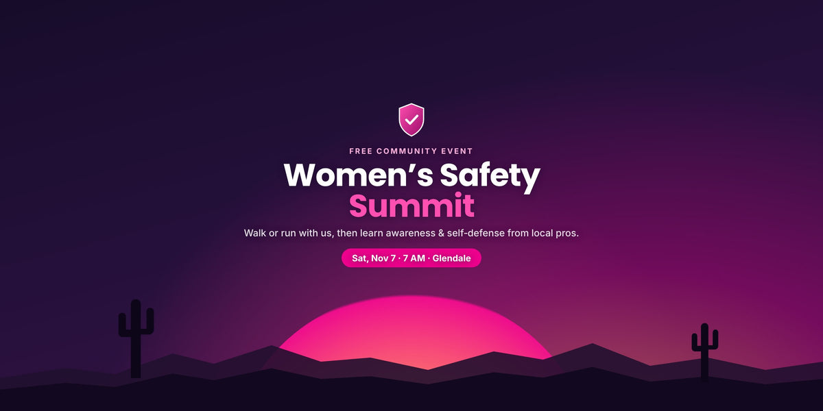 Desert sunrise over the mountains for the Women’s Safety Summit in Glendale, Arizona