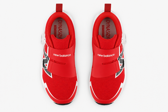 A pair of red New Balance Reveal V4 BOA – Kids&