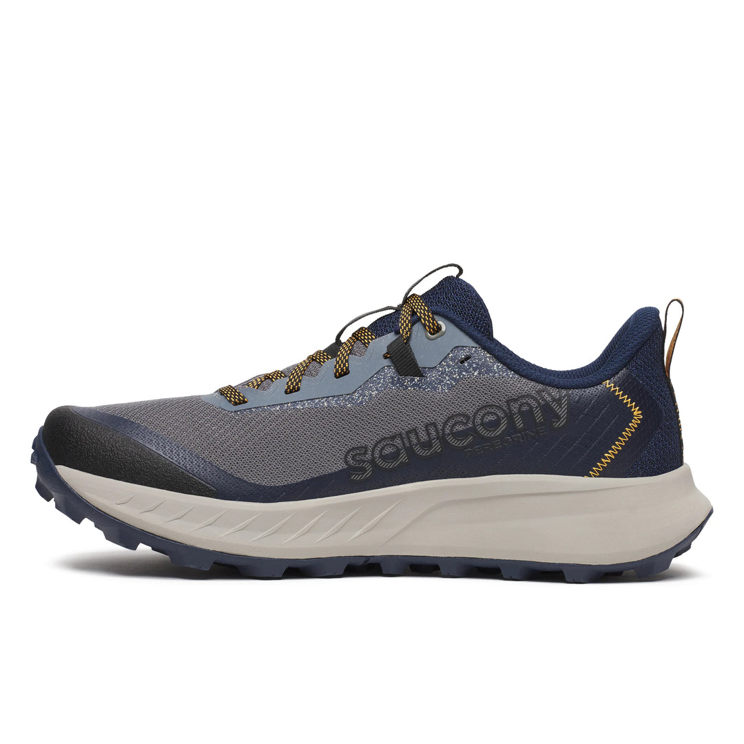 Gray and blue Saucony Peregrine 15 – Men&