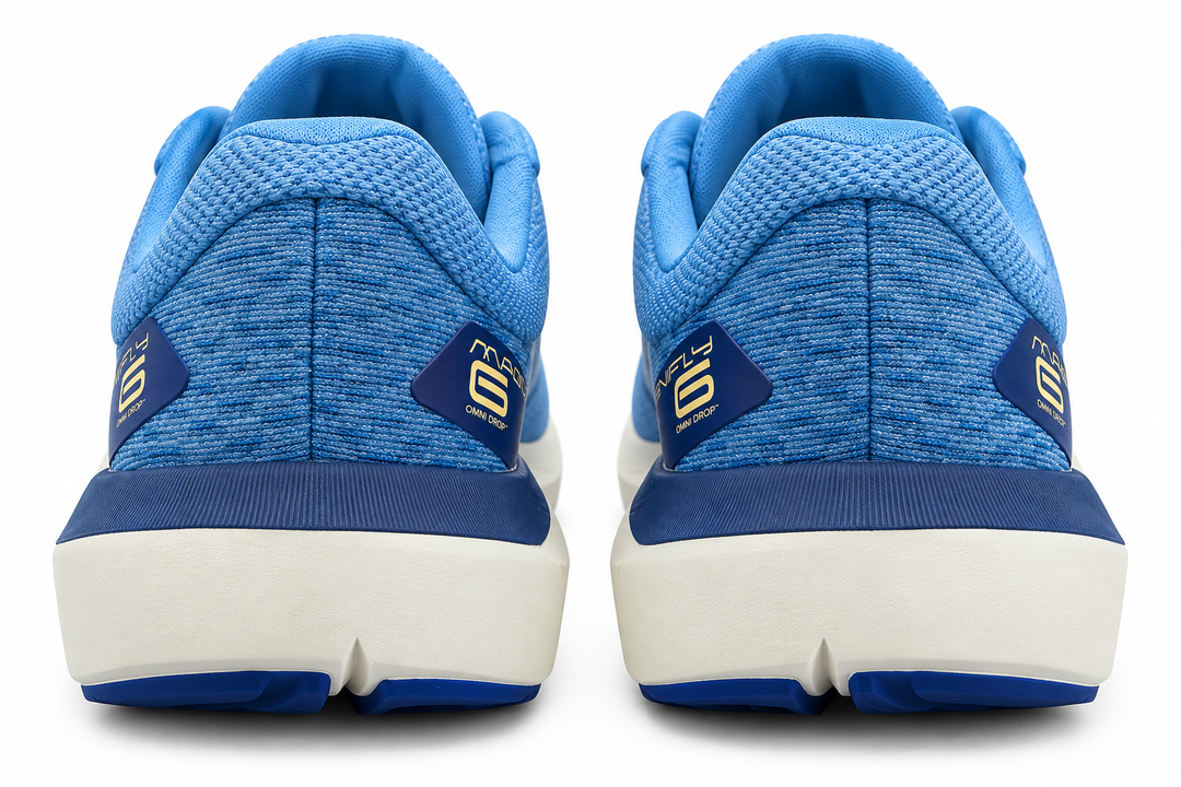 A pair of blue Topo Athletic Magnifly 6 – Women&