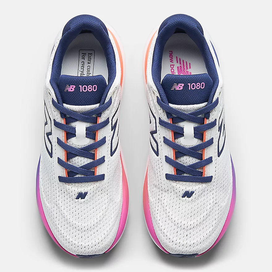 New Balance 1080 V15 – Women's – Sea Salt/Blue Oyster
